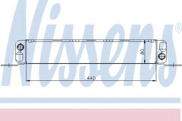NISSENS 90521 масляний радіатор, моторне масло