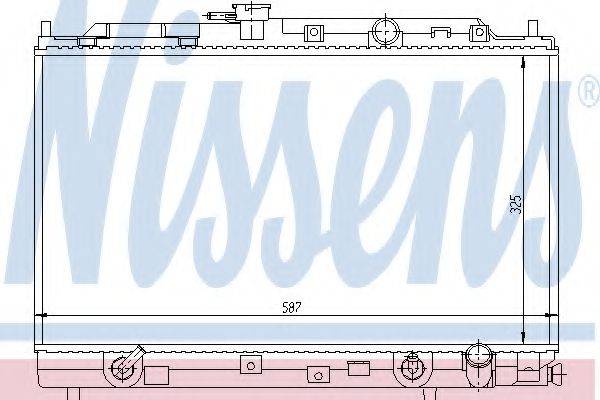 NISSENS 63303 Радіатор, охолодження двигуна