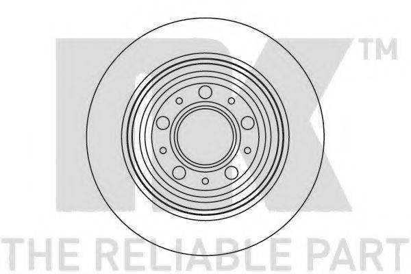 NK 204854 гальмівний диск