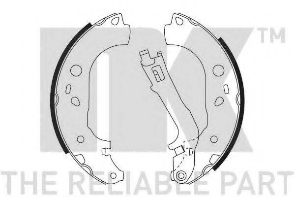 NK 2723725 Комплект гальмівних колодок