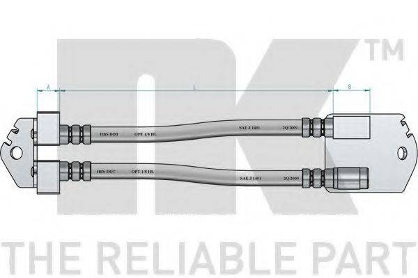 NK 8525142 Гальмівний шланг