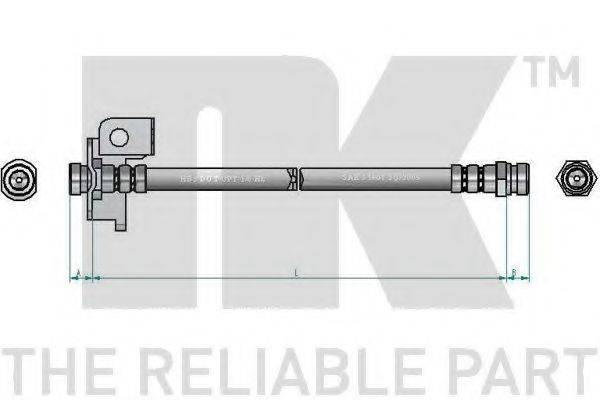 NK 853482 Гальмівний шланг