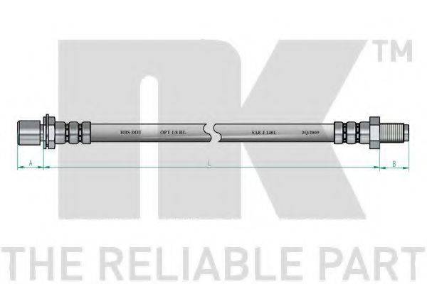 NK 859927 Гальмівний шланг