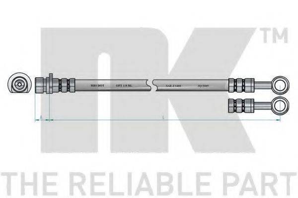 NK 852666 Гальмівний шланг