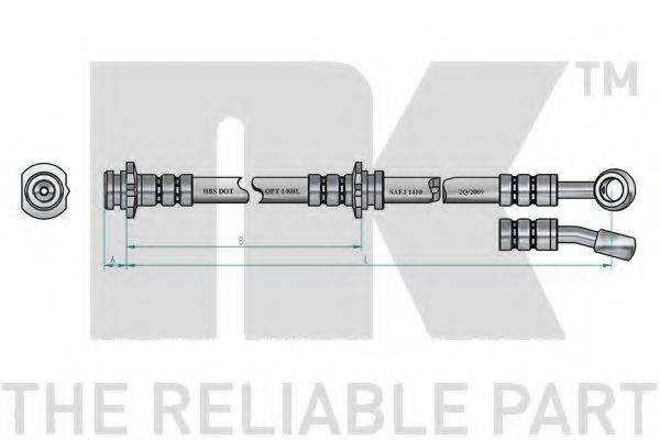 NK 852240 Гальмівний шланг