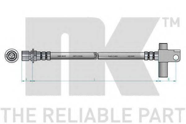 NK 852558 Гальмівний шланг