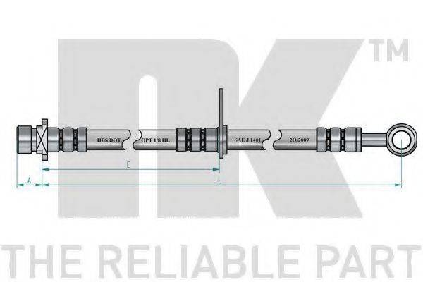 NK 852659 Гальмівний шланг