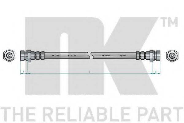 NK 853508 Гальмівний шланг
