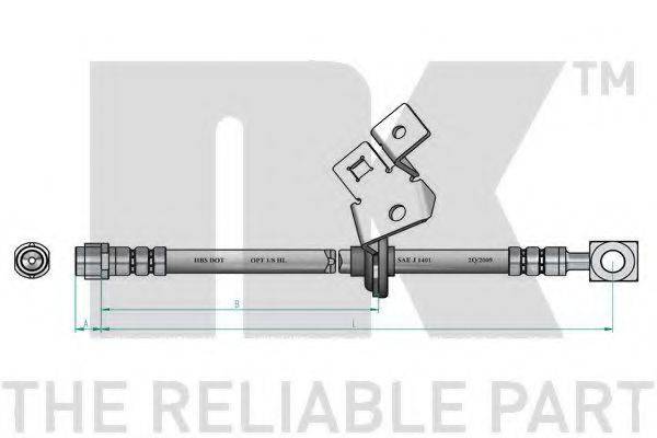 NK 853347 Гальмівний шланг