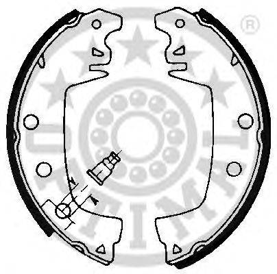 OPTIMAL BB6551 Комплект гальмівних колодок