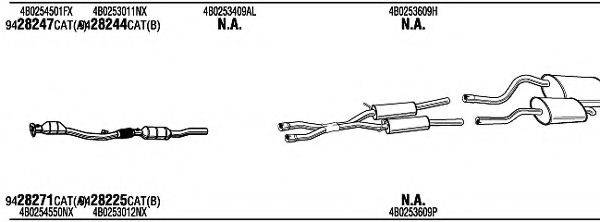 WALKER ADH08946B Система випуску ОГ