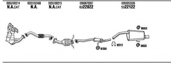 WALKER ARP16619 Система випуску ОГ