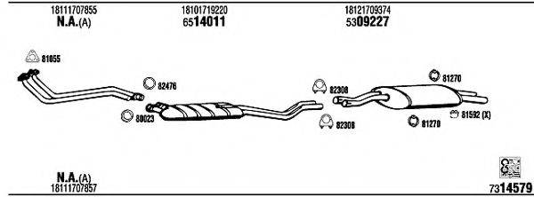 WALKER BW32511A Система випуску ОГ