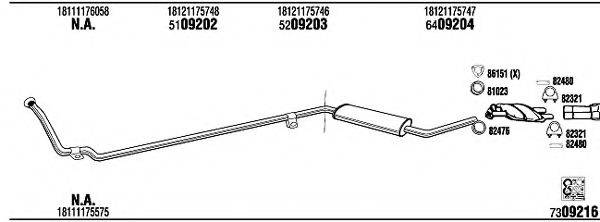 WALKER BW52522A Система випуску ОГ