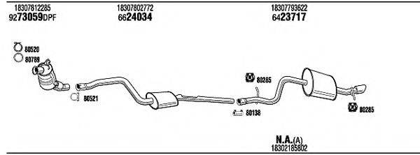 WALKER BWH03980BB Система випуску ОГ