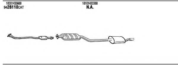 WALKER BWH05109A Система випуску ОГ