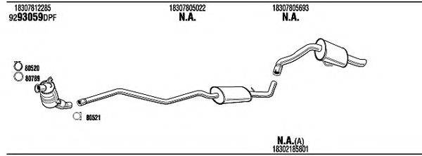 WALKER BWH29943BA Система випуску ОГ