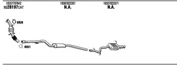 WALKER BWH32116A Система випуску ОГ