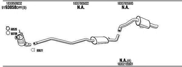 WALKER BWH32177BA Система випуску ОГ