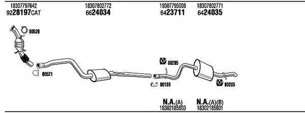 WALKER BWH33392A Система випуску ОГ