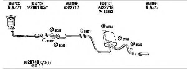 WALKER DWK10005BB Система випуску ОГ