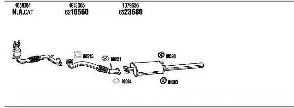 WALKER FOH19577A Система випуску ОГ