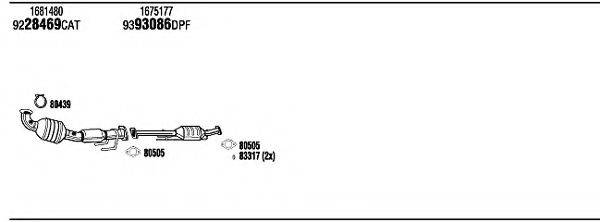 WALKER FOK05614BA Система випуску ОГ