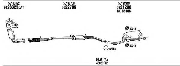 WALKER LN10054 Система випуску ОГ