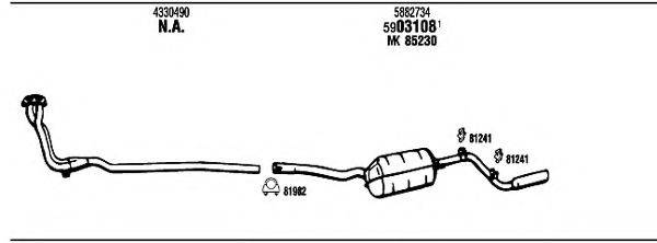 WALKER LN20001B Система випуску ОГ