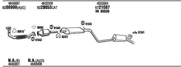 WALKER LNK05397A Система випуску ОГ