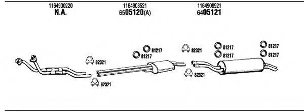 WALKER MB44202A Система випуску ОГ