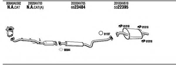 WALKER NIH16275BA Система випуску ОГ