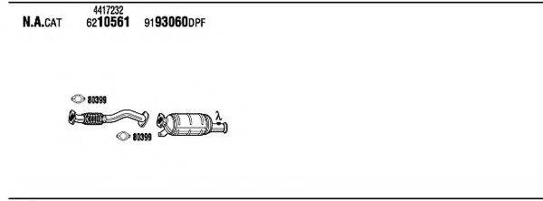 WALKER NIH20095A Система випуску ОГ