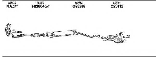 WALKER OP45359 Система випуску ОГ