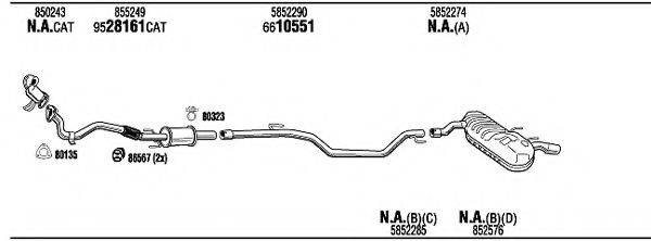 WALKER OPH17946A Система випуску ОГ