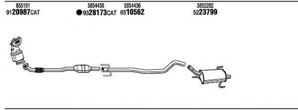 WALKER OPH27981A Система випуску ОГ