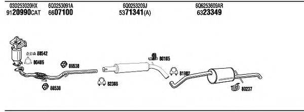 WALKER SKH16944BB Система випуску ОГ