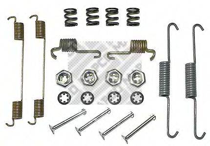 MAPCO 9157 Комплектуючі, гальмівна колодка