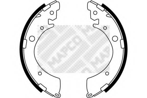 MAPCO 8503 Комплект гальмівних колодок