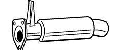 FONOS 612230 Глушник вихлопних газів кінцевий