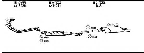 FONOS BW32515 Система випуску ОГ