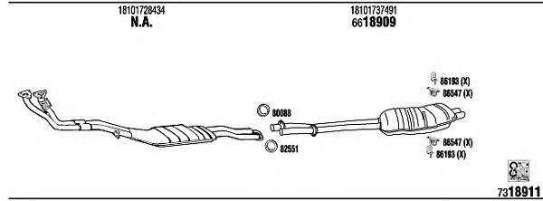 FONOS BW32521 Система випуску ОГ