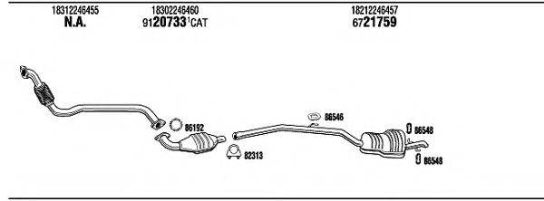 FONOS BW32546A Система випуску ОГ