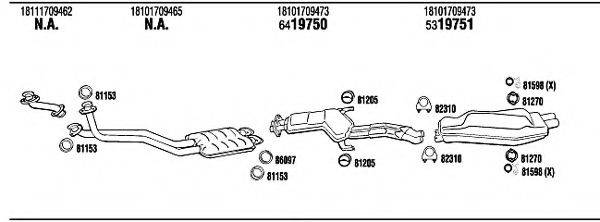 FONOS BW73507 Система випуску ОГ