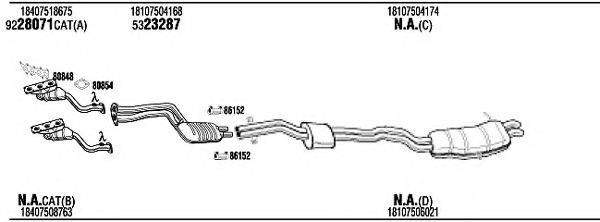 FONOS BWH14926A Система випуску ОГ