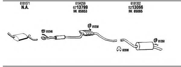 FONOS FO31172 Система випуску ОГ