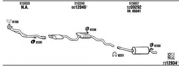FONOS FO56021 Система випуску ОГ