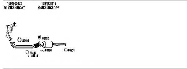 FONOS MBH08904A Система випуску ОГ