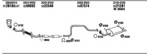 FONOS NIH13670B Система випуску ОГ