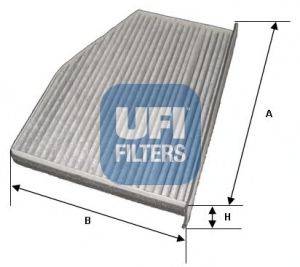 UFI 5412400 Фільтр, повітря у внутрішньому просторі